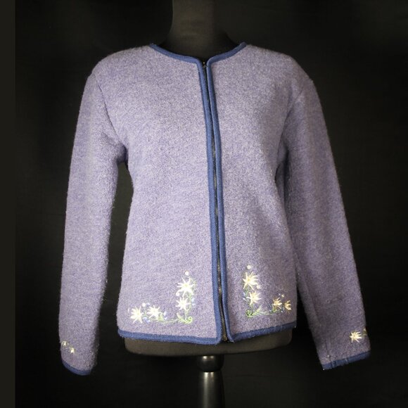 ALF Small Zippered “Alpine” Cardigan, Made in the USA - Picture 1 of 8